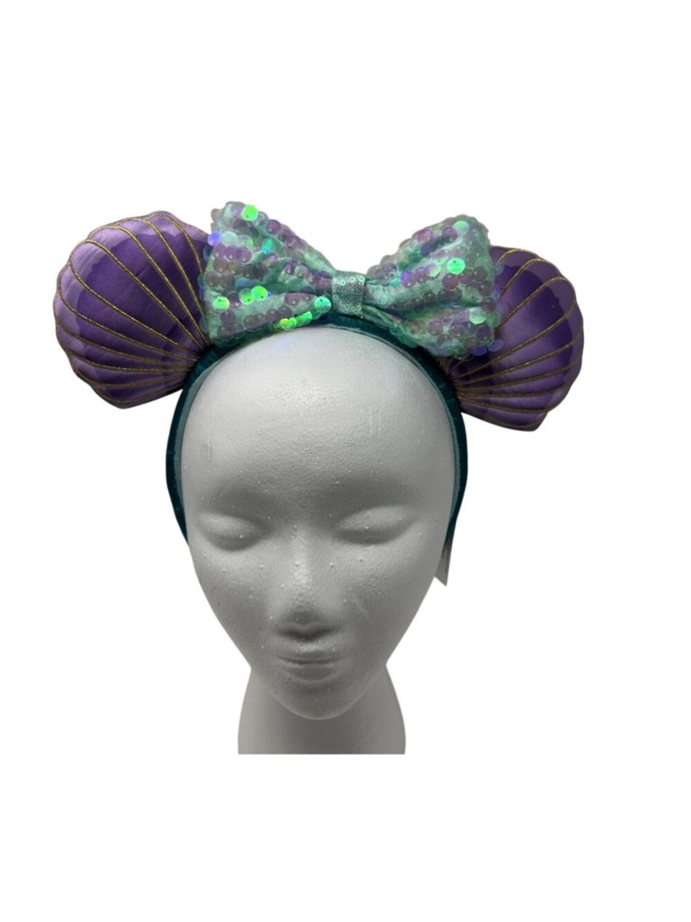 Disney The Little Mermaid Ariel-Inspired Shell & Sequin Bow Headband